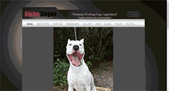 Desktop Screenshot of alphadogos.com